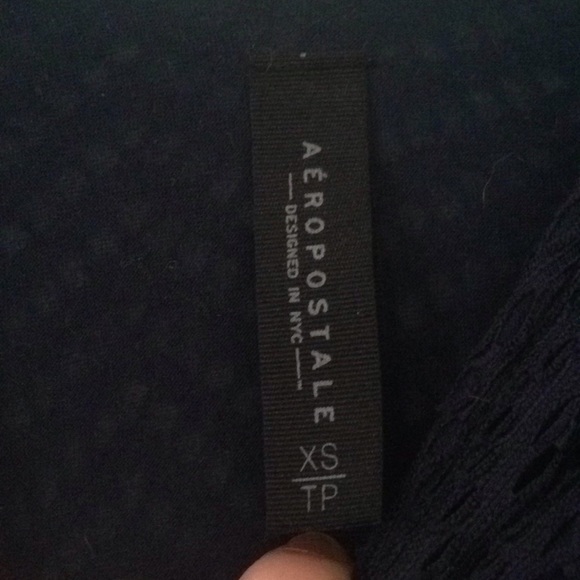 Navy Aeropostale Fit and Flare Dress - Picture 4 of 5